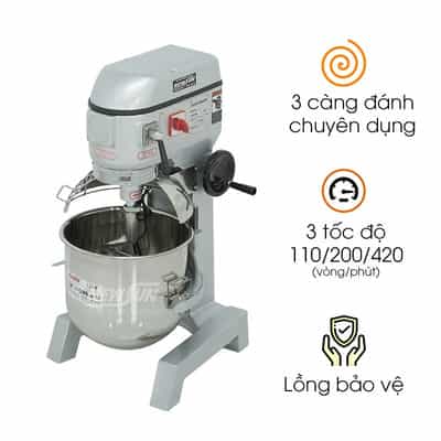 máy trộn bột,đánh kem,trứng newsun 30 lít b30f