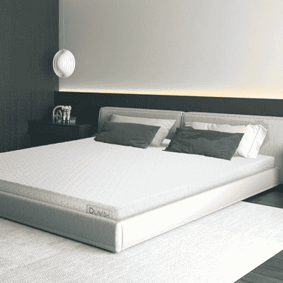 NỆM CAO SU D'LAVISH SEN VÀNG DÂN AN 160X200X10 NÂNG ĐỠ 7 VÙNG