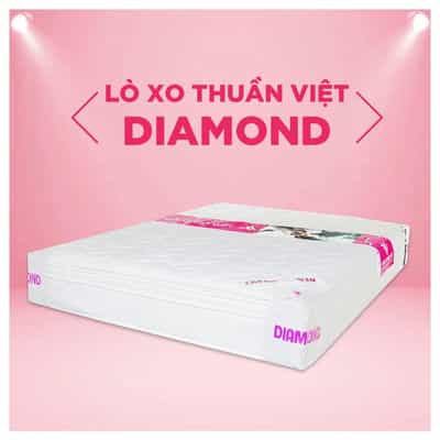 NỆM LÒ XO THUẦN VIỆT DIAMOND 160x200X28CM