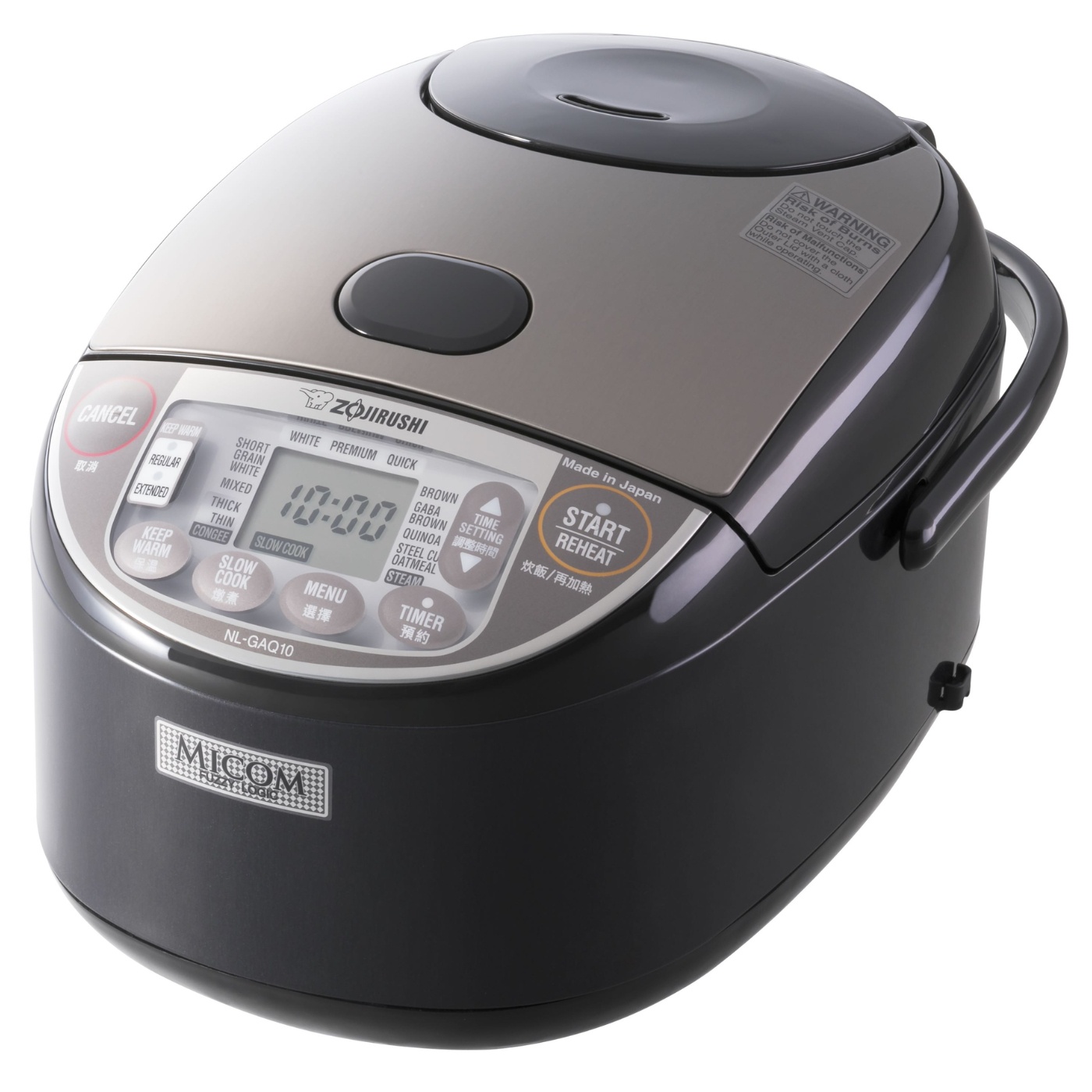 NỒI CƠM ĐIỆN TỬ 1.0 LÍT ZOJIRUSHI NL-GAQ10V-BM