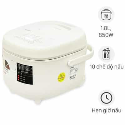 NỒI CƠM ĐIỆN TỬ TOSHIBA RC-18DR4TVN(W) 1.8 LÍT 850W