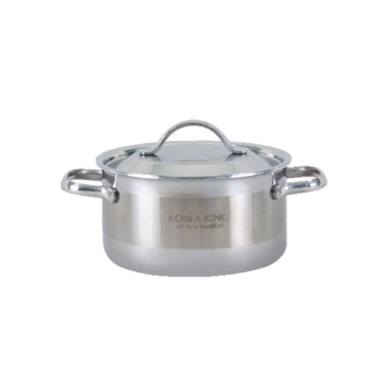 nồi nấu ăn inox korea king 18cm kp-18s5ply
