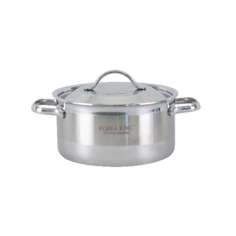 nồi nấu ăn inox korea king 20cm kp-20s5ply