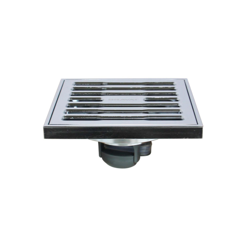 PHỄU THOÁT SÀN BRAVAT D844CP-ENG INOX MẠ CHROME CAO CẤP