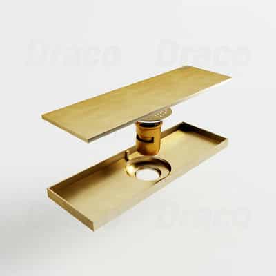 PHỄU THOÁT SÀN DRACO ATR12G ĐỒNG THAU ĐÚC ĐUÔI ĐỒNG (VÀNG)
