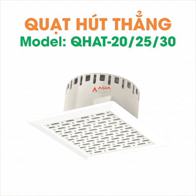 Quạt hút âm trần Asia Lighting QHAT25-01 28W