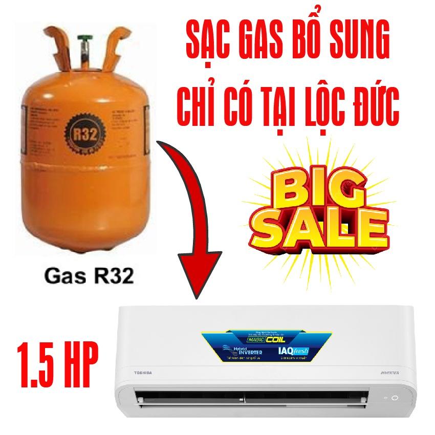 SẠC GAS R32A BỔ SUNG DÀNH CHO MÁY LẠNH 1.5HP R32A-1.5HP-BS