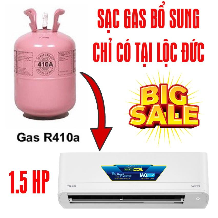 SẠC GAS R410A BỔ SUNG DÀNH CHO MÁY LẠNH 1.5HP R410A-1.5HP-BS