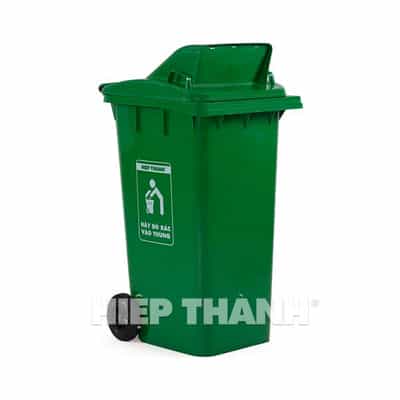 THÙNG RÁC CÔNG CỘNG 240L NẮP HỞ NHỰA HIỆP THÀNH 482HO