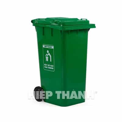 THÙNG RÁC CÔNG CỘNG 240L NẮP KÍN NHỰA HIỆP THÀNH 482K