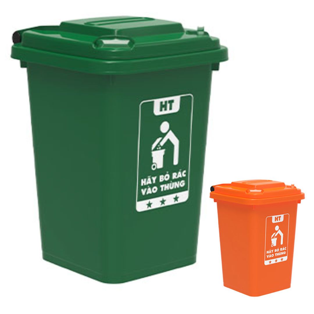THÙNG RÁC NẮP MỞ NHỰA HIỆP THÀNH 681