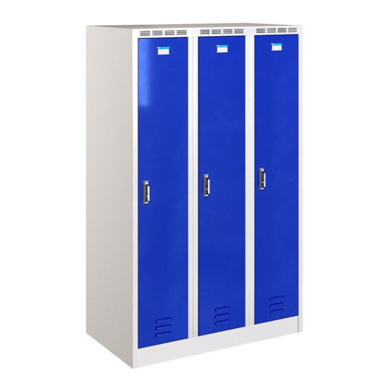 tủ áo locker 3 cánh sắt sơn tĩnh điện 0.9m the one (hòa phát) ttd981-3kt