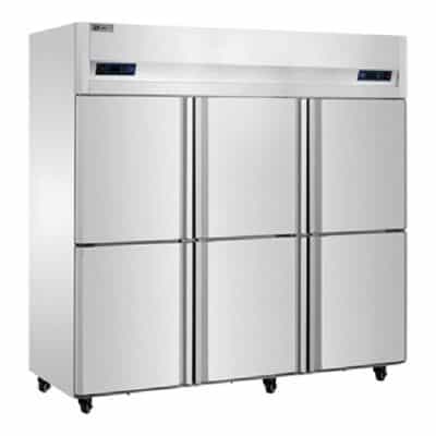 tủ đông inox snow village 1620 lít slldz4-1300ld-qg[304] quạt gió (r290a)