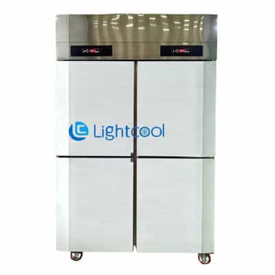 TỦ ĐÔNG MÁT INOX 4 CÁNH LIGHTCOOL 848 LÍT LS-1200F-848L-1CĐ-I201 QUẠT GIÓ (R290A) (INOX 201)