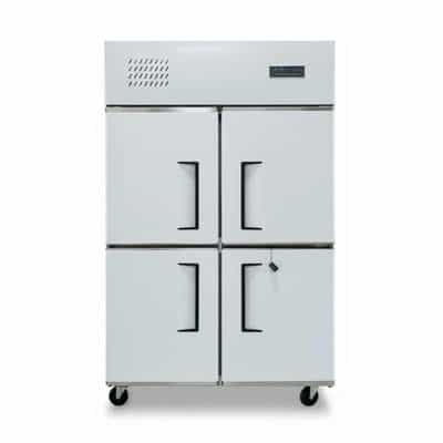 tủ đông mát inox 4 cánh lightcool 848 lít ls-1200f-848l-2cđ-i201-tt (đồng) (r290a) (inox 201)