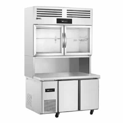 tủ đông mát inox snow village 616 lít plrd-15n2b2 đồng (r290a)