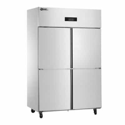 tủ đông mát inox snow village 800 lít slldz4-820l-c đồng (r290a)