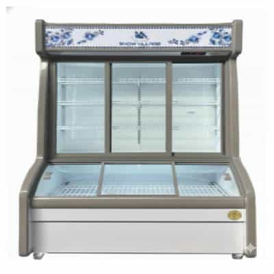 TỦ ĐÔNG TRƯNG BÀY KEM CỬA LÙA SNOW VILLAGE 1079 LÍT DC-1800H ĐỒNG (R290A)