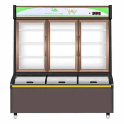 TỦ ĐÔNG TRƯNG BÀY KEM CỬA LÙA SNOW VILLAGE 1145 LÍT LCD-1756 ĐỒNG (R290A)