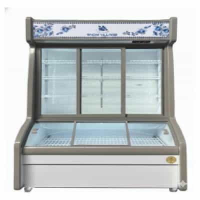 TỦ ĐÔNG TRƯNG BÀY KEM CỬA LÙA SNOW VILLAGE 1206 LÍT DC-2000H ĐỒNG (R290A)