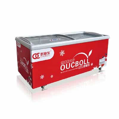 TỦ ĐÔNG TRƯNG BÀY KEM OUCBOLL 680 LÍT SD/SC-680Y ĐỒNG (R290)