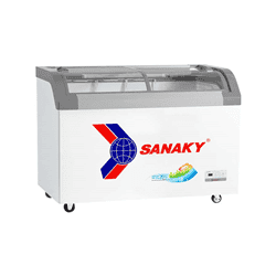 TỦ ĐÔNG TRƯNG BÀY KEM SANAKY 350 LÍT VH-4899KB DÀN ĐỒNG (R290)