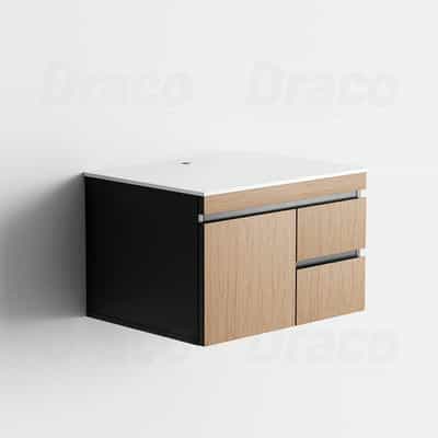 TỦ LAVABO DRACO T2364PG NHỰA PVC LÕI ĐẶC