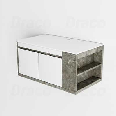TỦ LAVABO DRACO T2385PX NHỰA PVC LÕI ĐẶC