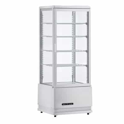 TỦ MÁT ĐỨNG TRƯNG BÀY BÁNH KEM 5 TẦNG SANDEN INTERCOOL 98 LÍT SAG-0985C (R600A)