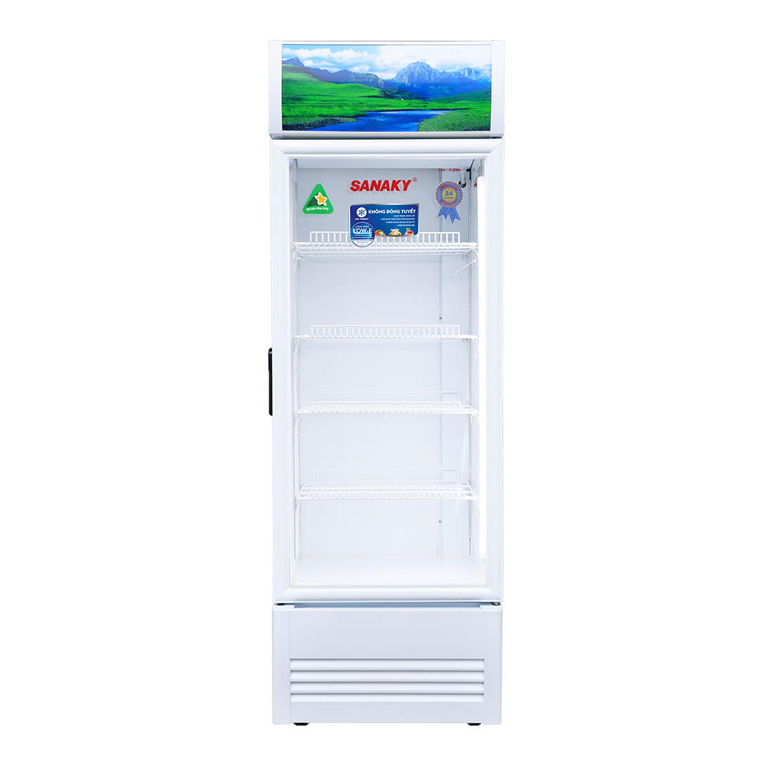 TỦ MÁT SANAKY 300 LÍT VH-3588K (DÀN NHÔM) (R600A) (LOW-E) (NO-FROST)