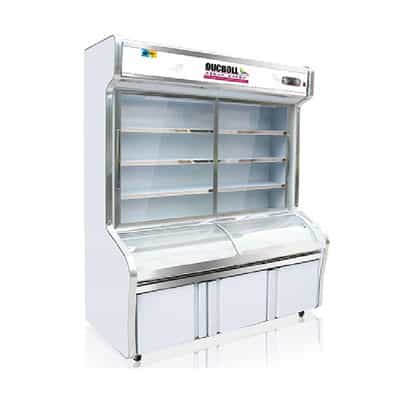 TỦ MÁT TRƯNG BÀY SIÊU THỊ OUCBOLL 904 LÍT LCD-1600S ĐỒNG (R290)