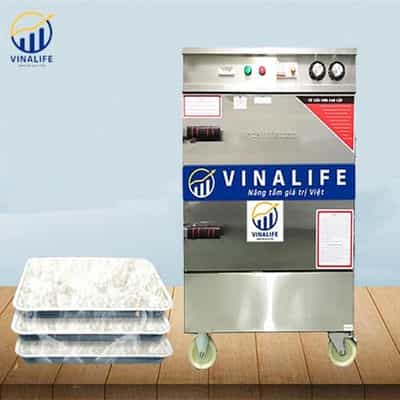 Tủ nấu cơm công nghiệp Vinalife VNL-TCC 10 dùng điện 10 khay điều khiển cơ