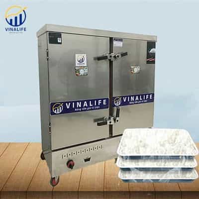 Tủ nấu cơm gas Vinalife VNL-TCG-100 24 khay công suất 100kg