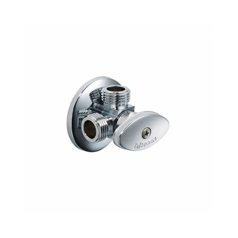VAN GÓC 2 ĐƯỜNG NƯỚC MOEN 139504 CHROME ĐỒNG - LƯU LƯỢNG 27.1L/PHÚT