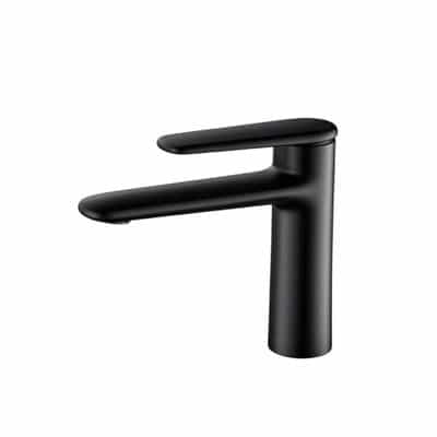 VÒI LAVABO KRONEN THẤP MÀU XÁM TITAN KR3559G