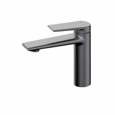 VÒI LAVABO KRONEN THẤP MÀU XÁM TITAN KR3912G