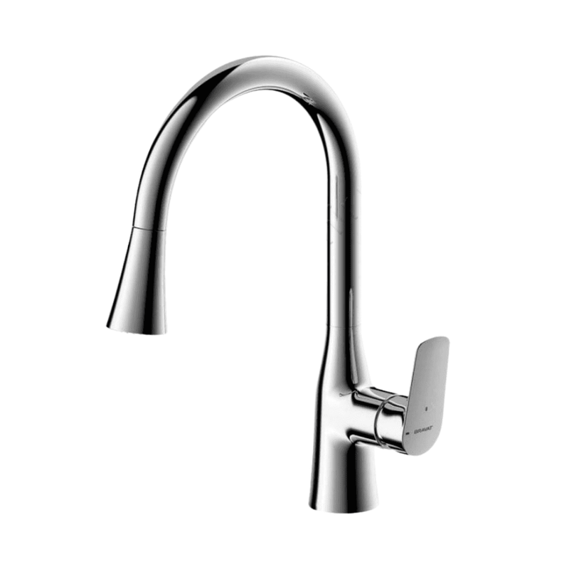 VÒI RỬA CHÉN BRAVAT F7460564CP-ENG DÂY KÉO NÓNG LẠNH