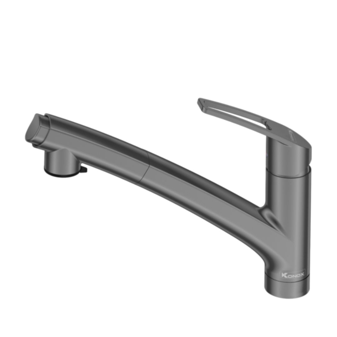 VÒI RỬA CHÉN KONOX KIRA GUN METAL