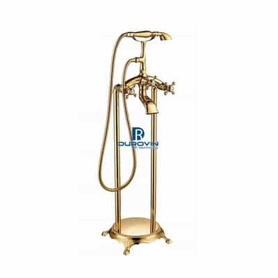 VÒI SEN BỒN TẮM ĐẶT SÀN DUROVIN SDS7404 VÀNG CỔ ĐIỂN